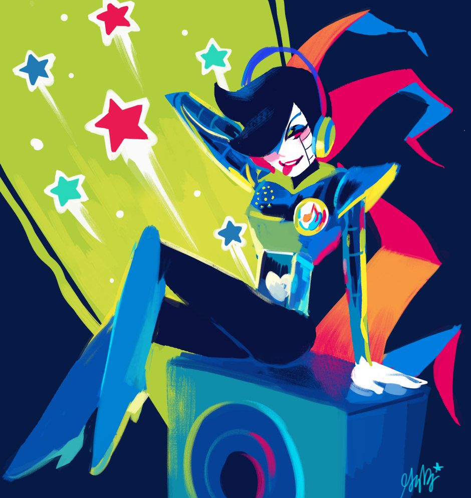 Mettaton/Noisemaster Crossover Art